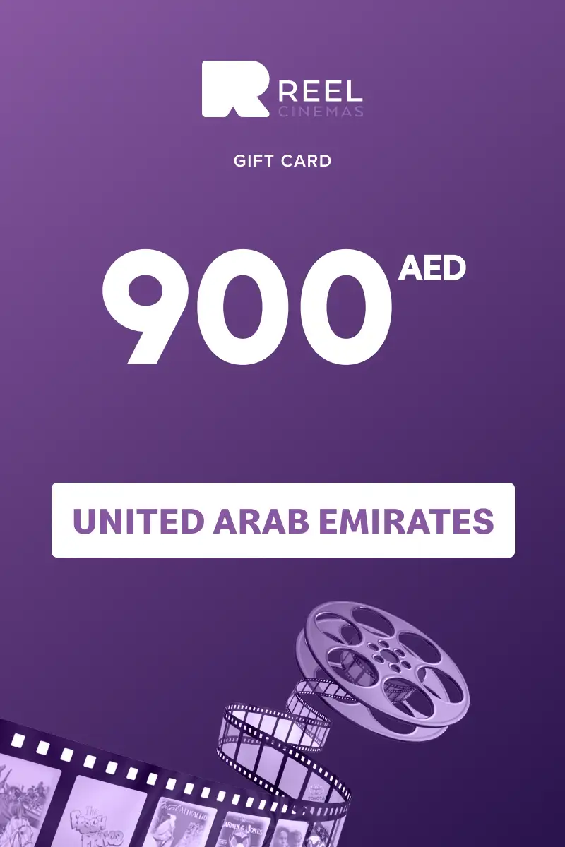 Reel Cinema 900 AED Gift Card (United Arab Emirates) - Digital Key