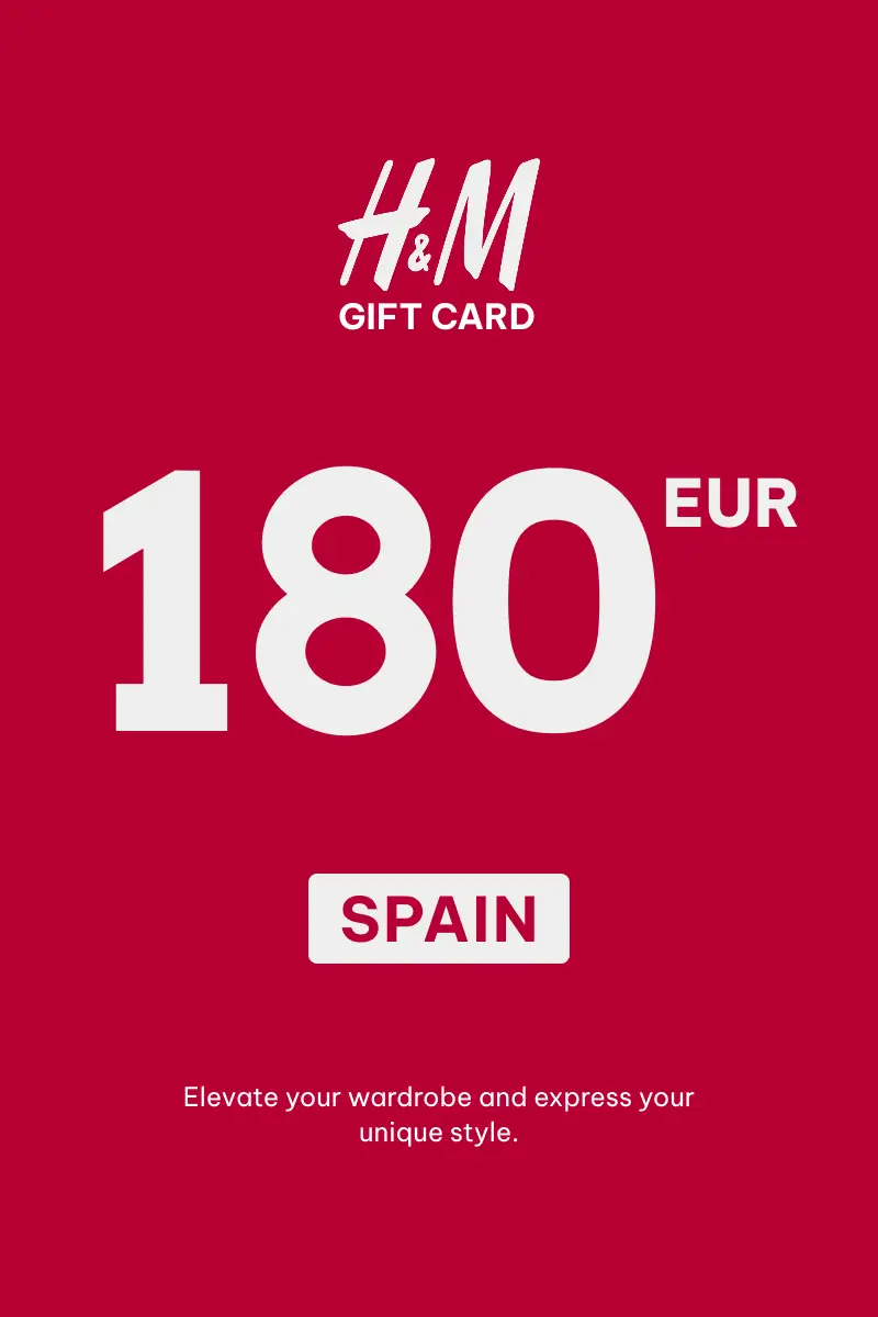 HandM 180 EUR Gift Card (Spain) - Digital Key