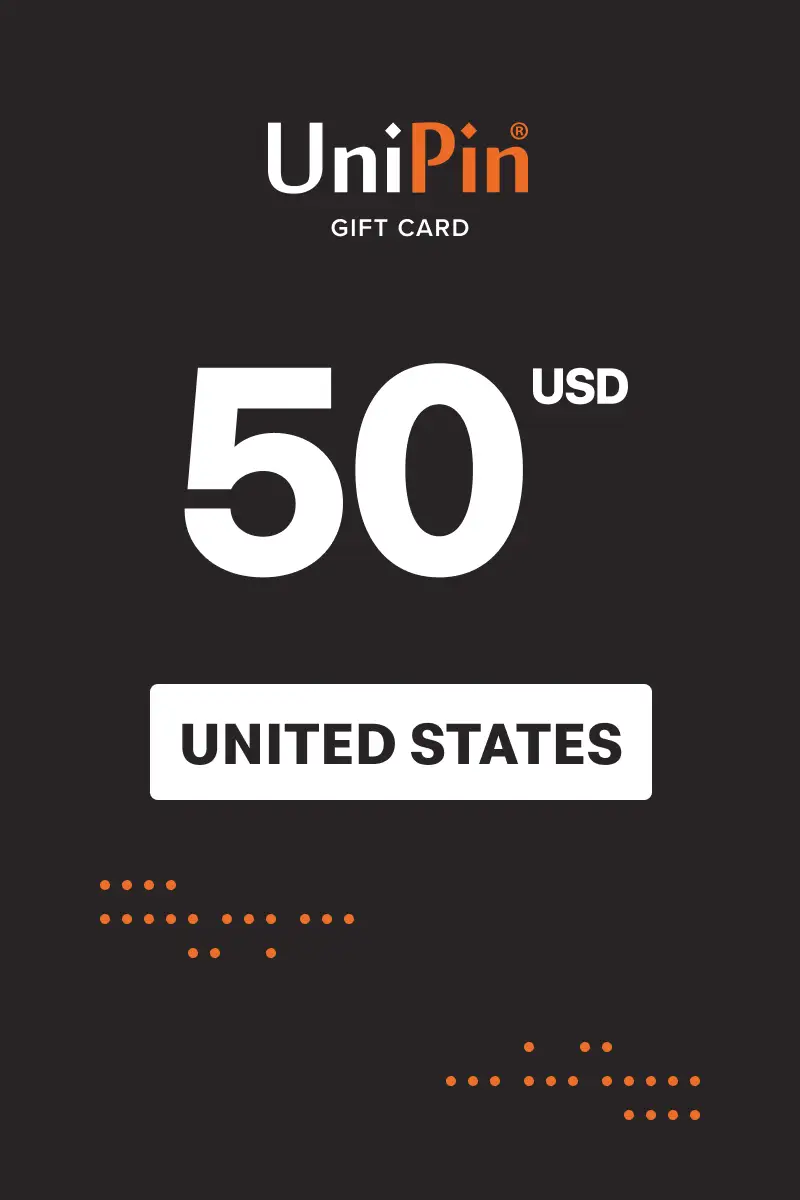 UniPin 50 USD Gift Card (United States) - Digital Key