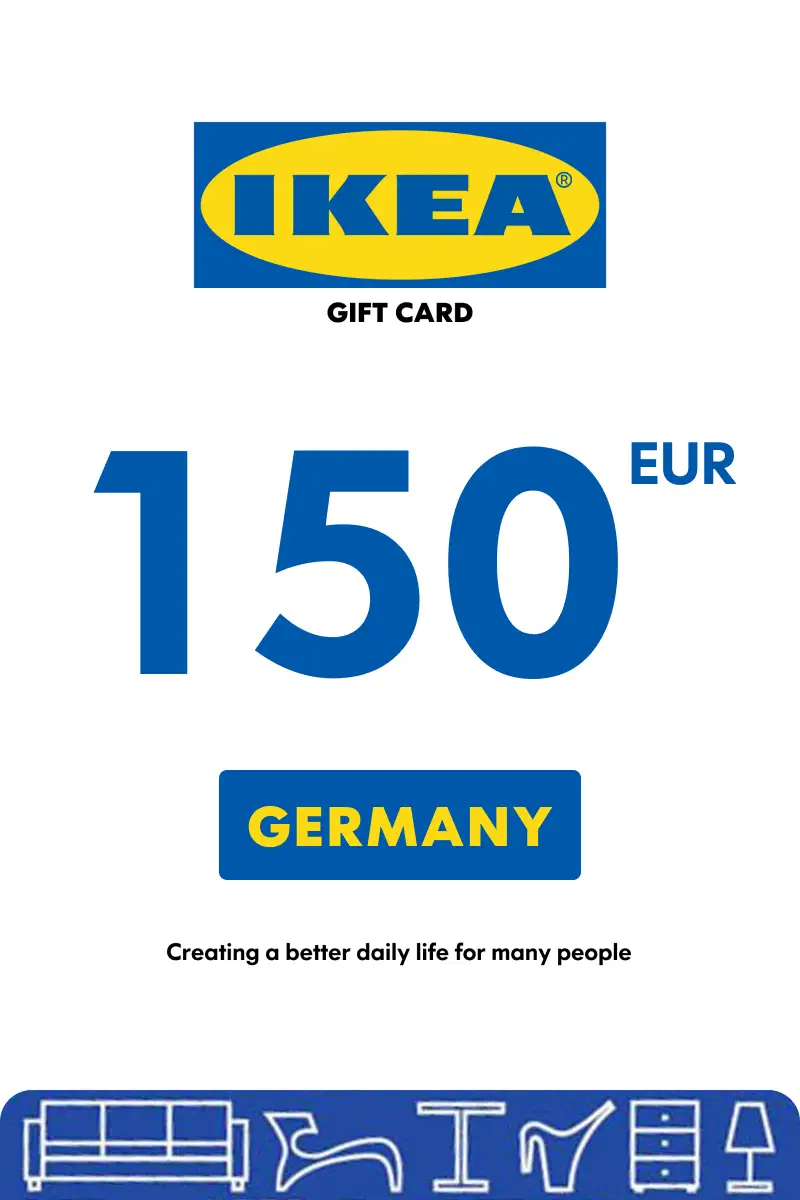 IKEA 150 EUR Gift Card (Germany) - Digital Key