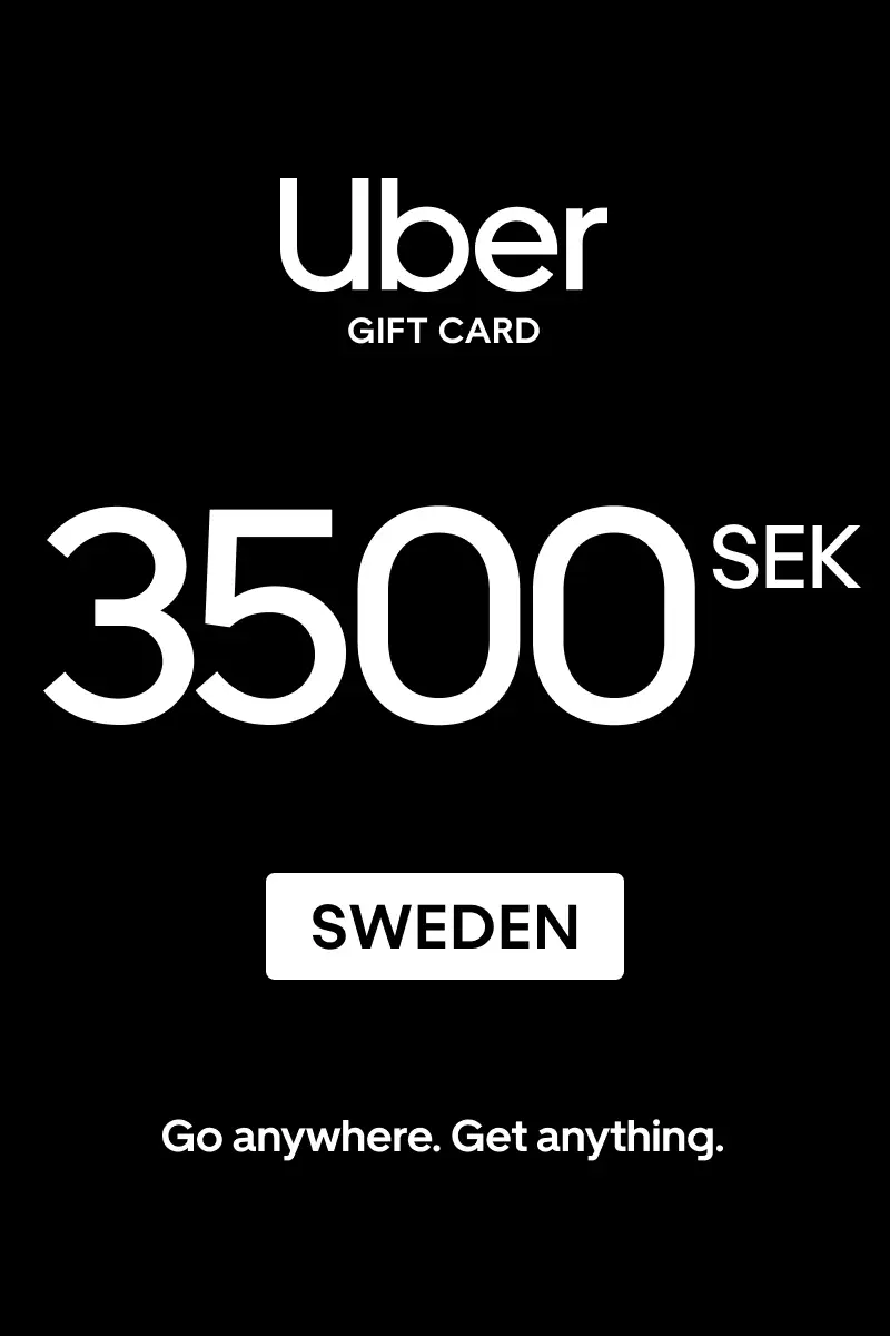 Uber 3500 SEK Gift Card (Sweden) - Digital Key
