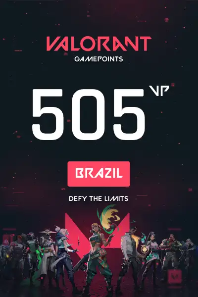 VALORANT 505 Valorant Points (Brazil) - Digital Key