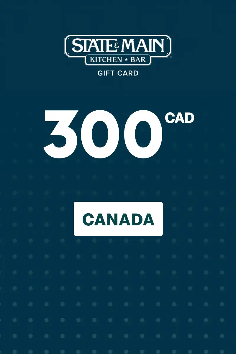 State and Main 300 CAD Gift Card (Canada) - Digital Key