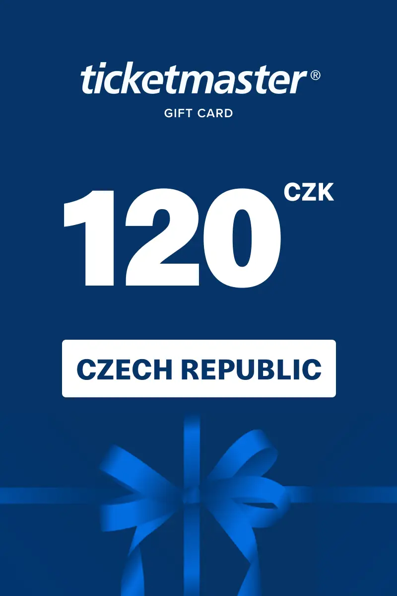 Ticketmaster 120 CZK Gift Card (Czech Republic) - Digital Key