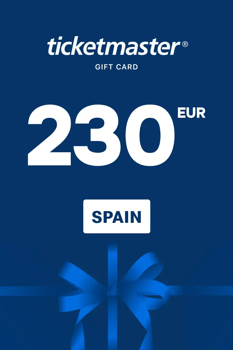 Ticketmaster 230 EUR Gift Card (Spain) - Digital Key