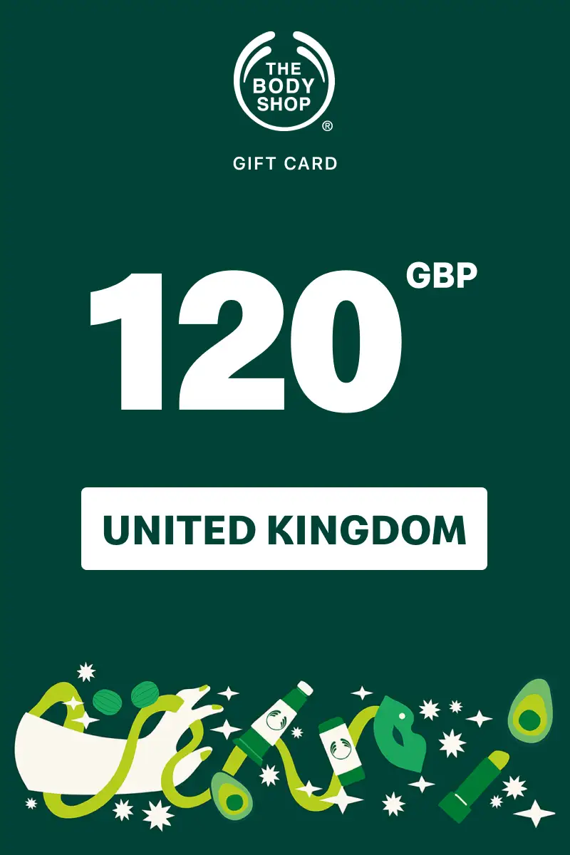 The Body Shop 120 GBP Gift Card (United Kingdom) - Digital Key
