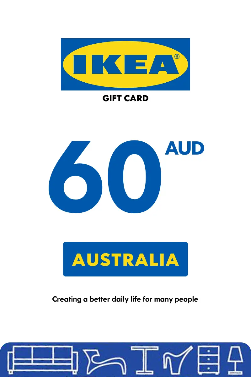 IKEA 60 AUD Gift Card (Australia) - Digital Key
