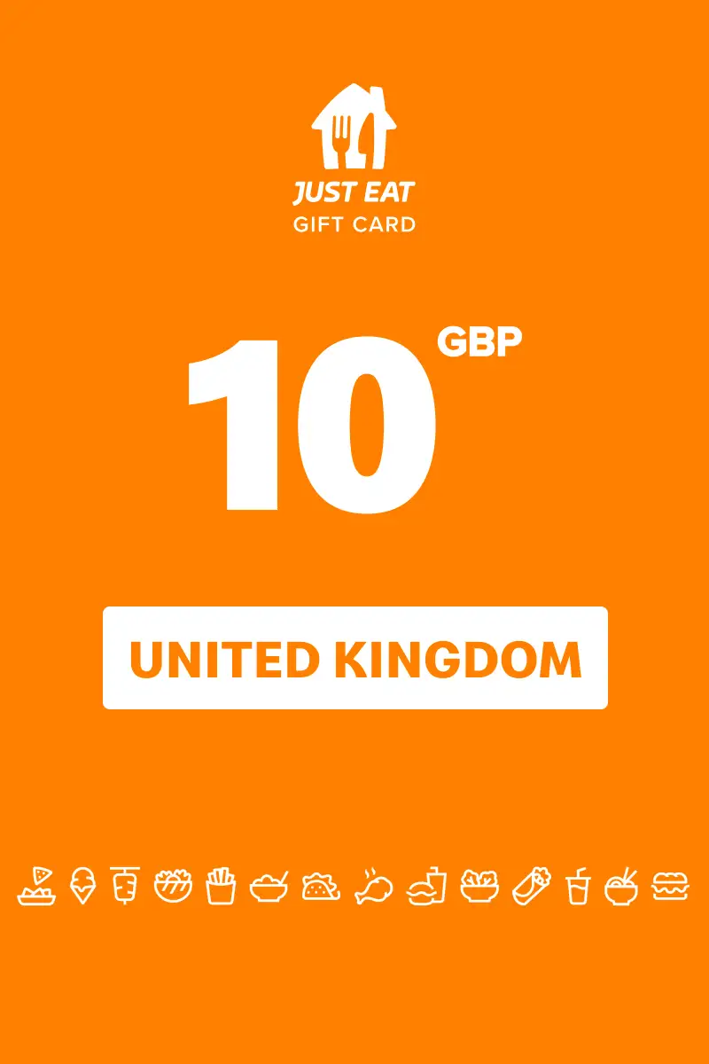 Just Eat 10 GBP Gift Card (United Kingdom) - Digital Key