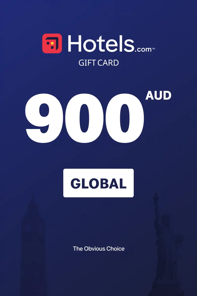 Hotels.com 900 AUD Gift Card (Global) - Digital Key