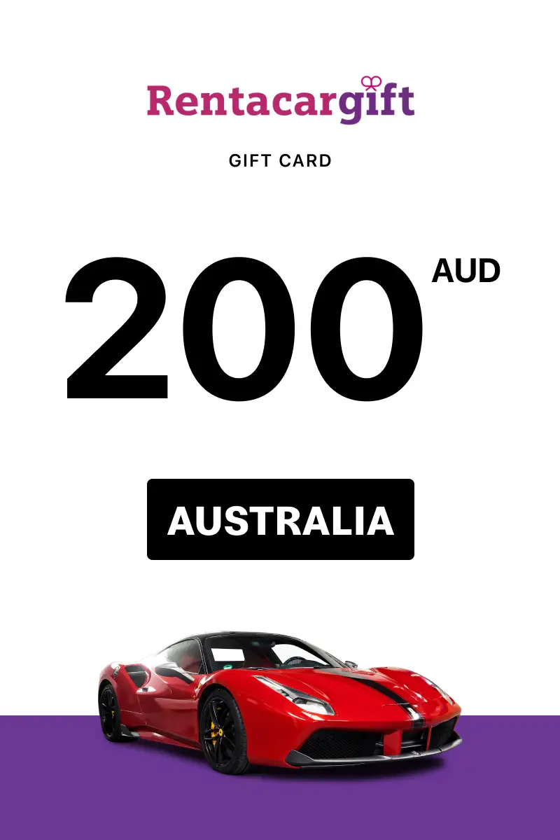 Rentacar Gift 200 AUD Gift Card (Australia) - Digital Key