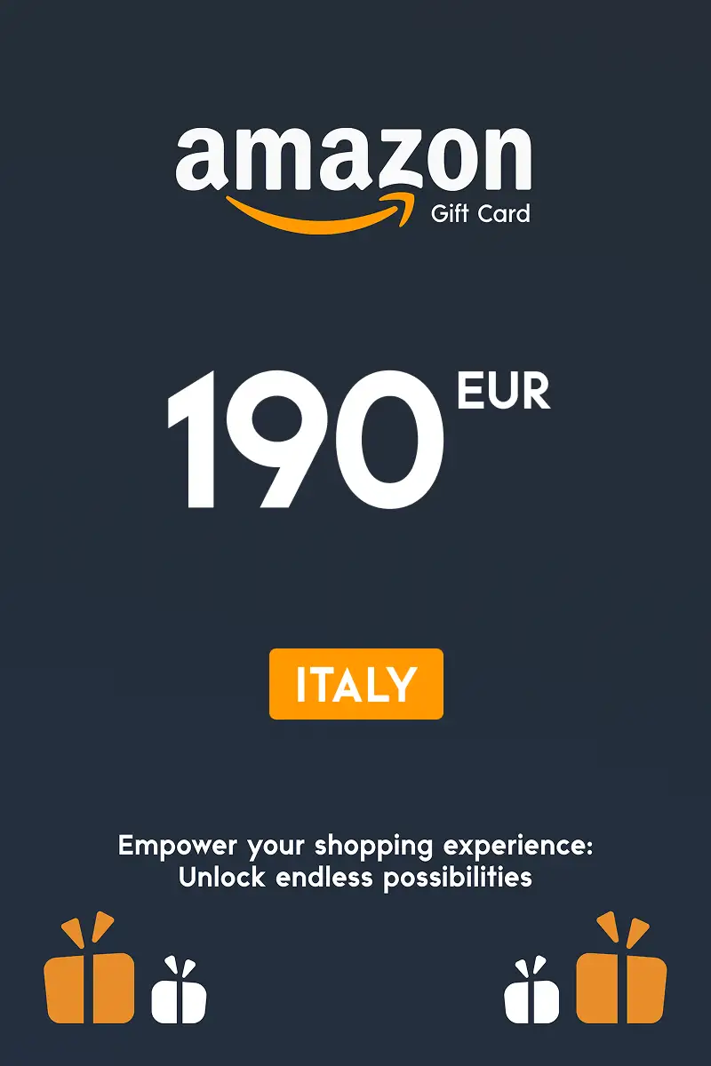 Amazon 190 EUR Gift Card (Italy) - Digital Key