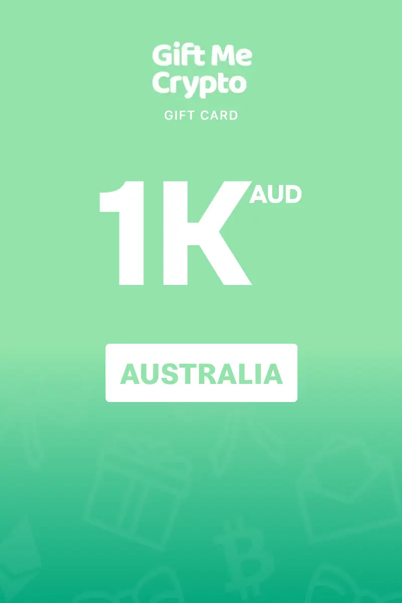 Gift Me Crypto 1000 AUD Gift Card (Australia) - Digital Key