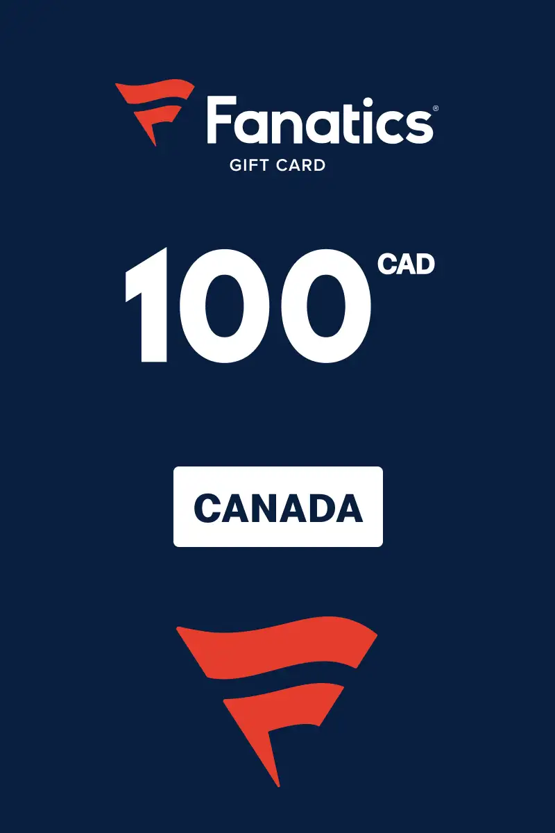 Fanatics 100 CAD Gift Card (Canada) - Digital Key