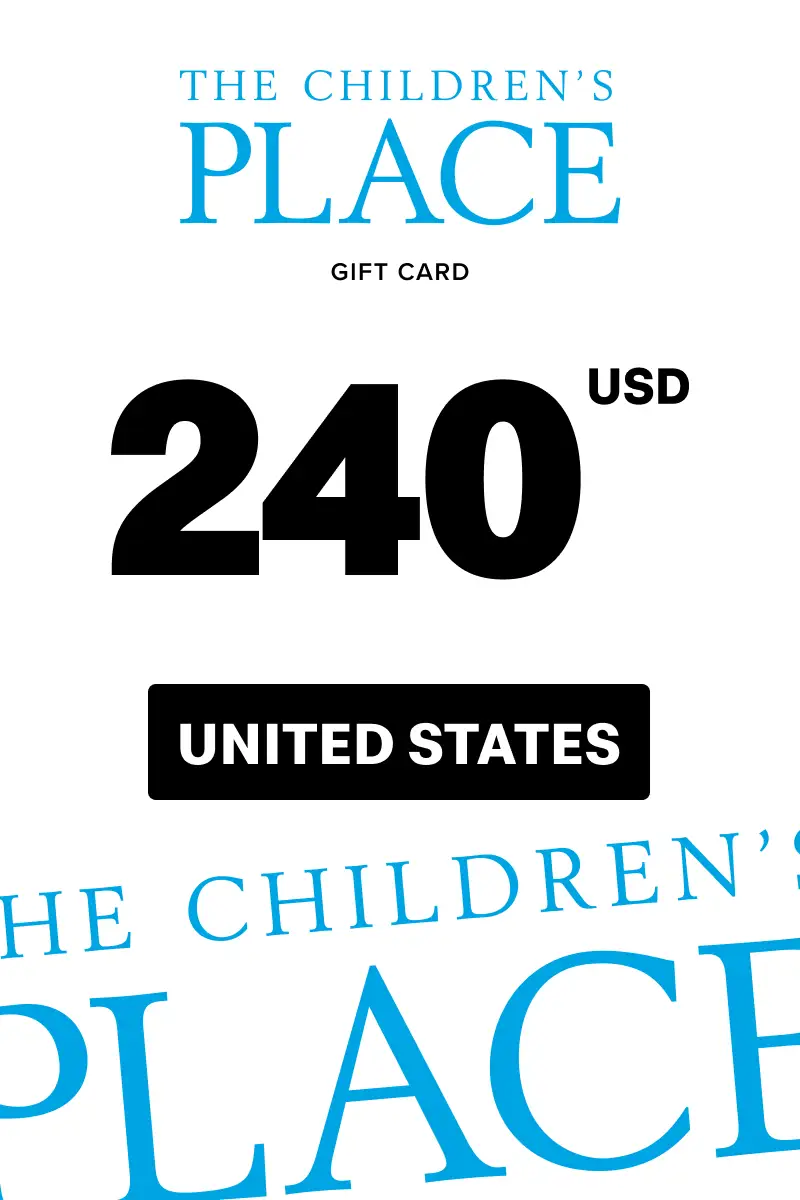 The Children's Place 240 USD Gift Card (United States) - Digital Key