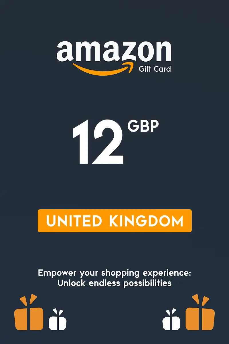 Amazon 12 GBP Gift Card (United Kingdom) - Digital Key