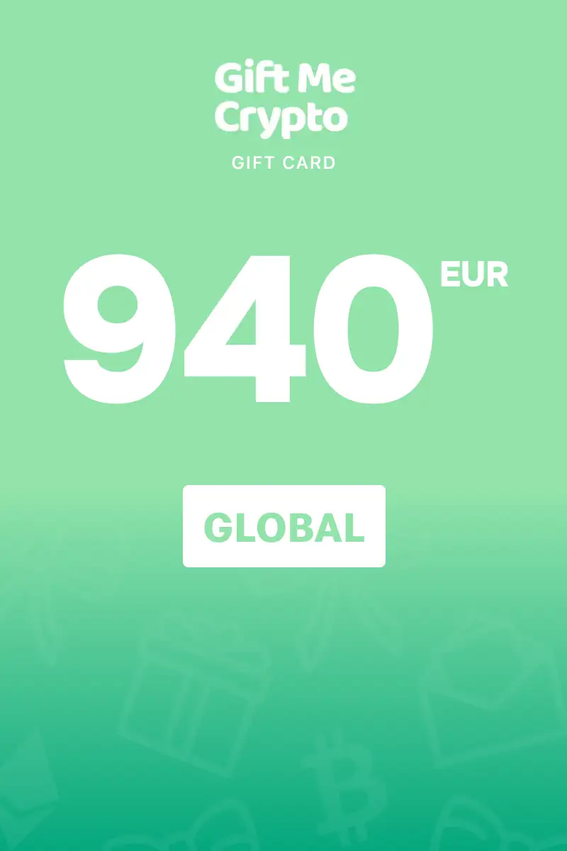 Gift Me Crypto (ETH) 940 EUR Gift Card (Global) - Digital Key