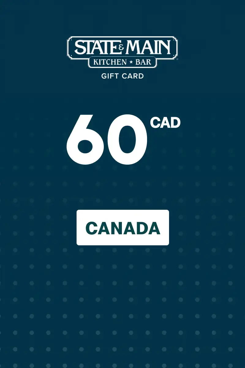State and Main 60 CAD Gift Card (Canada) - Digital Key