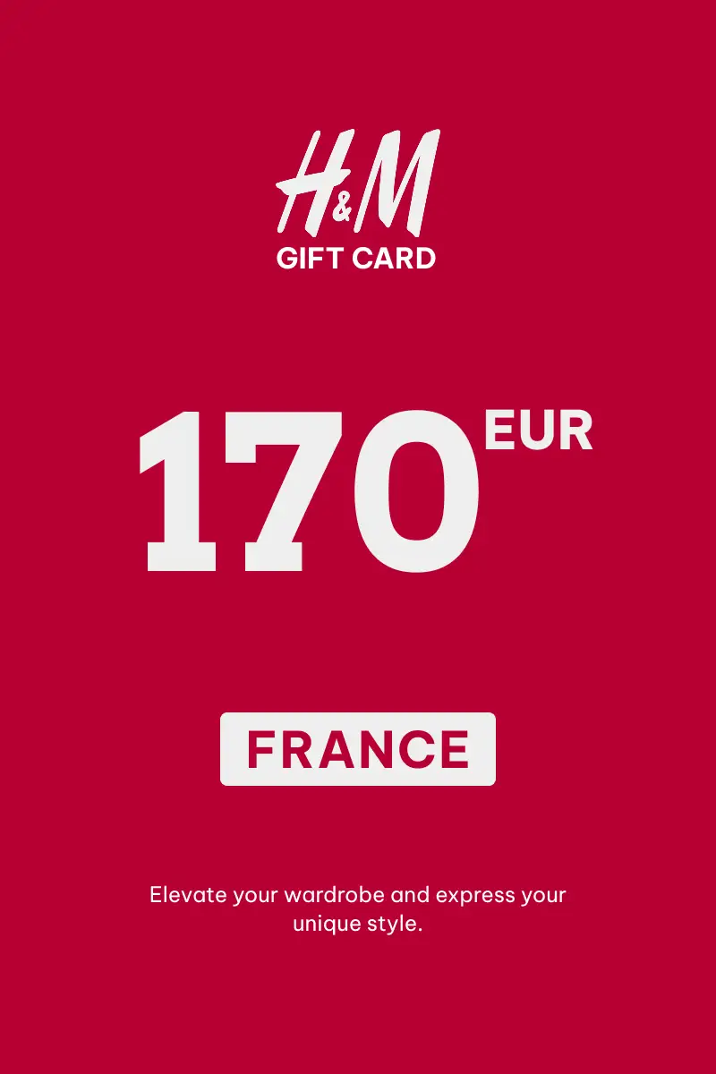 HandM 170 EUR Gift Card (France) - Digital Key