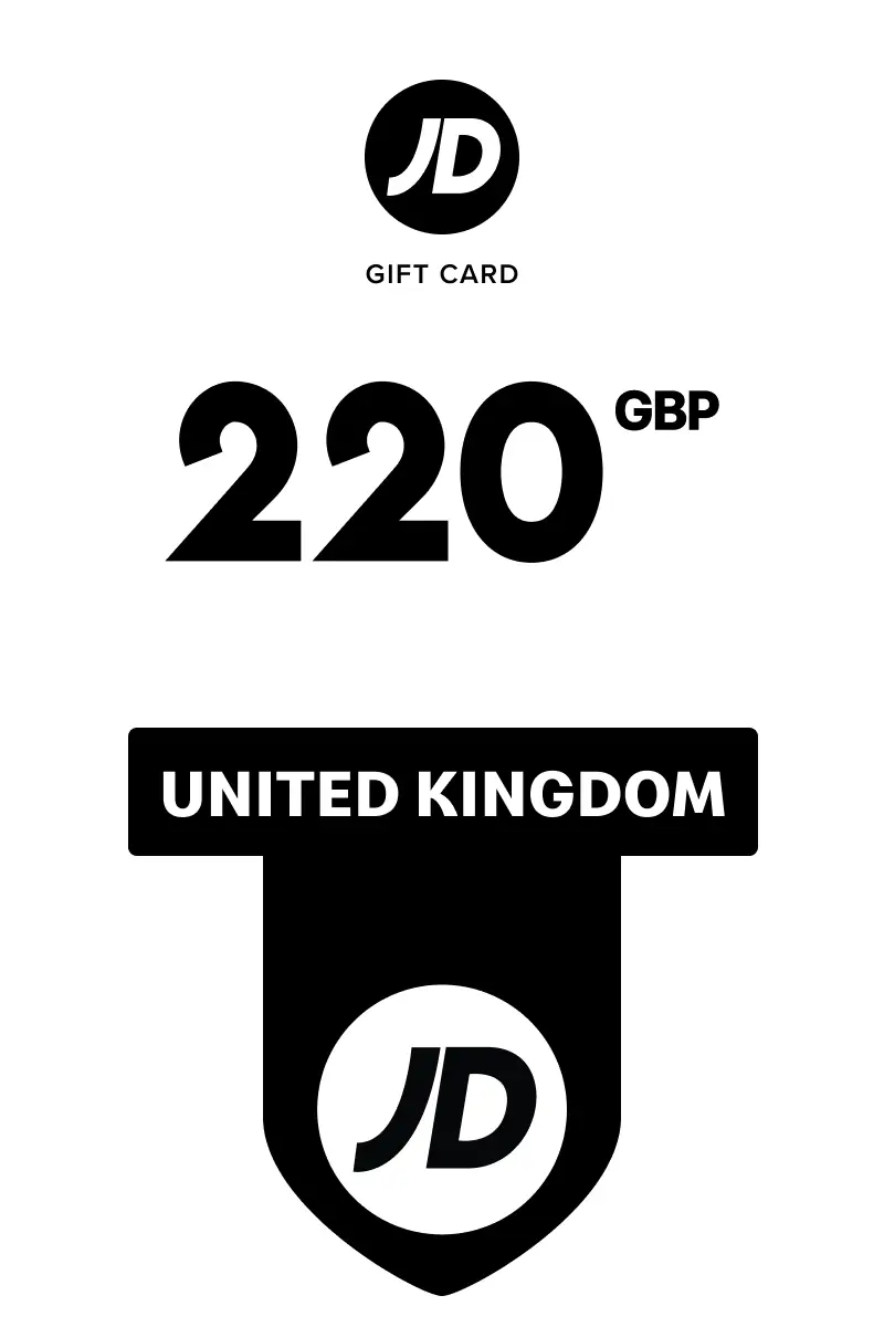 JD Sports 220 GBP Gift Card (United Kingdom) - Digital Key