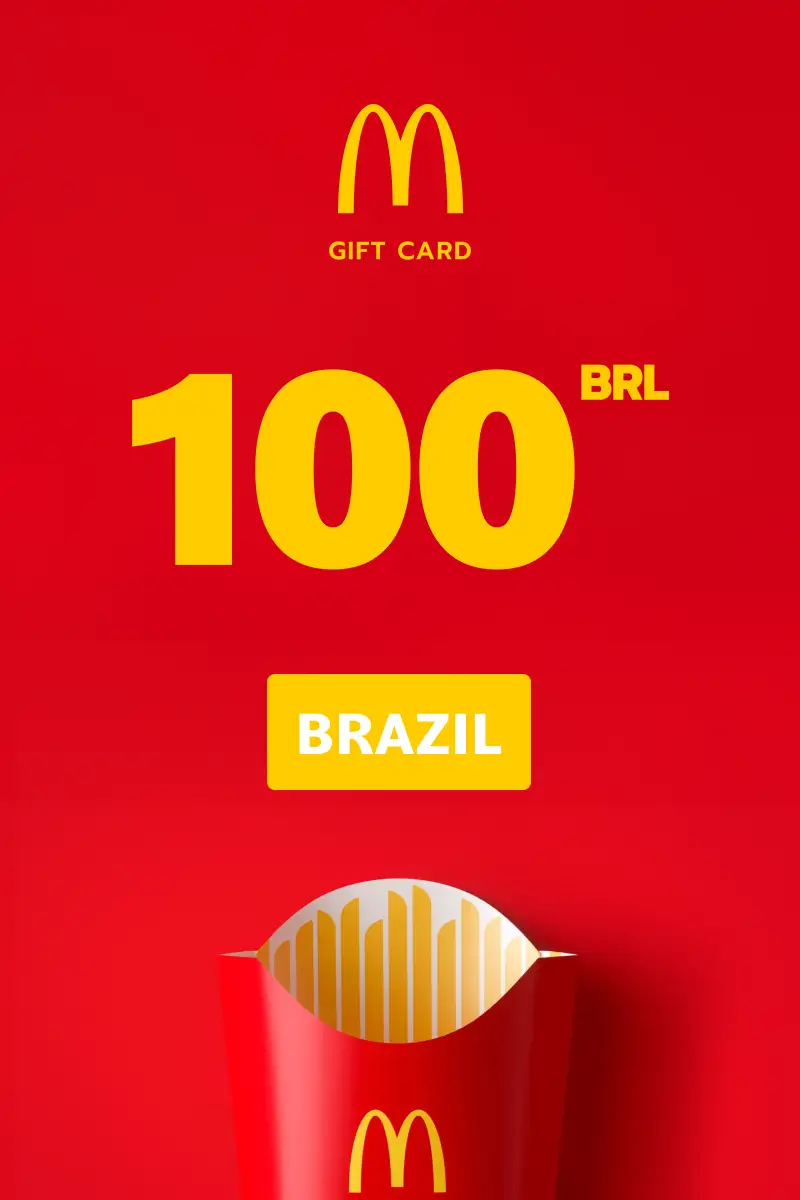 McDonald's 100 BRL Gift Card (Brazil) - Digital Key