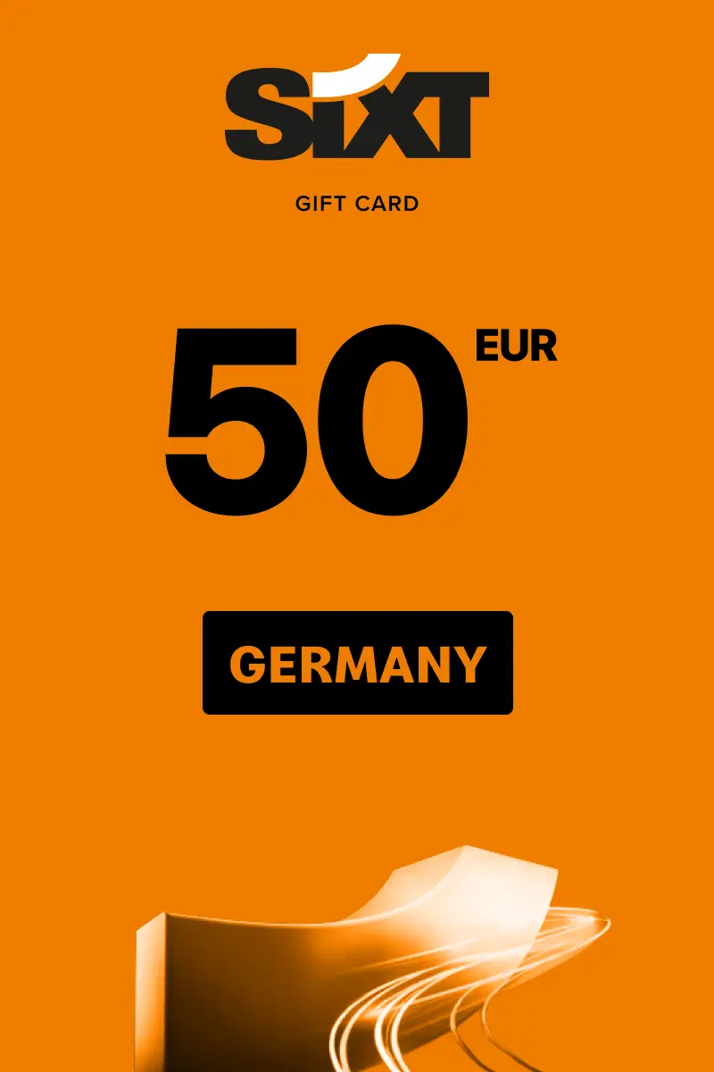 Sixt Rent A Car 50 EUR Gift Card (Germany) - Digital Key