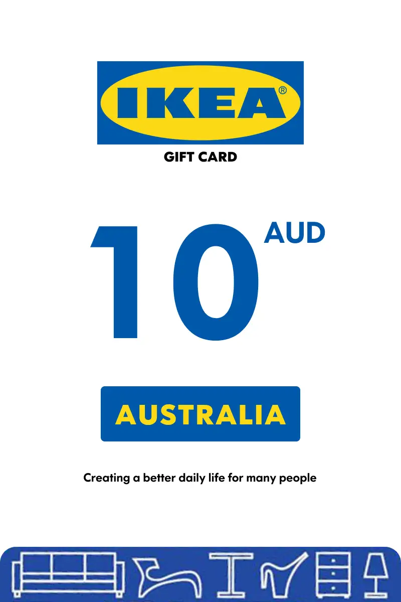 IKEA 10 AUD Gift Card (Australia) - Digital Key