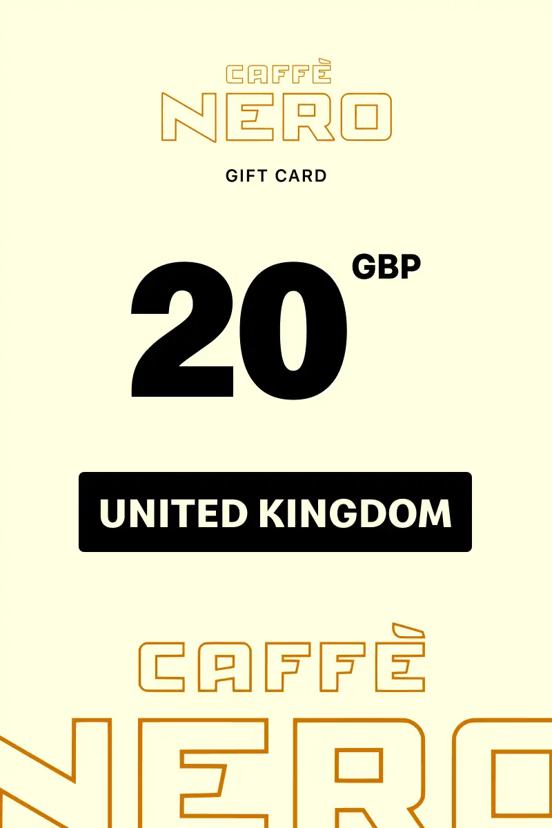 Caffè Nero 20 GBP Gift Card (United Kingdom) - Digital Key
