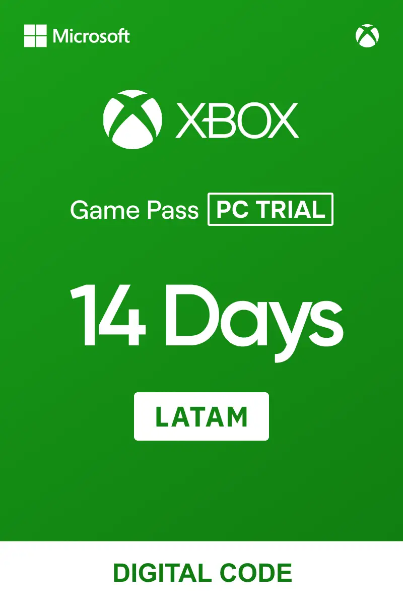Xbox Game Pass for PC 14 Days Trial (LATAM) - Digital Key