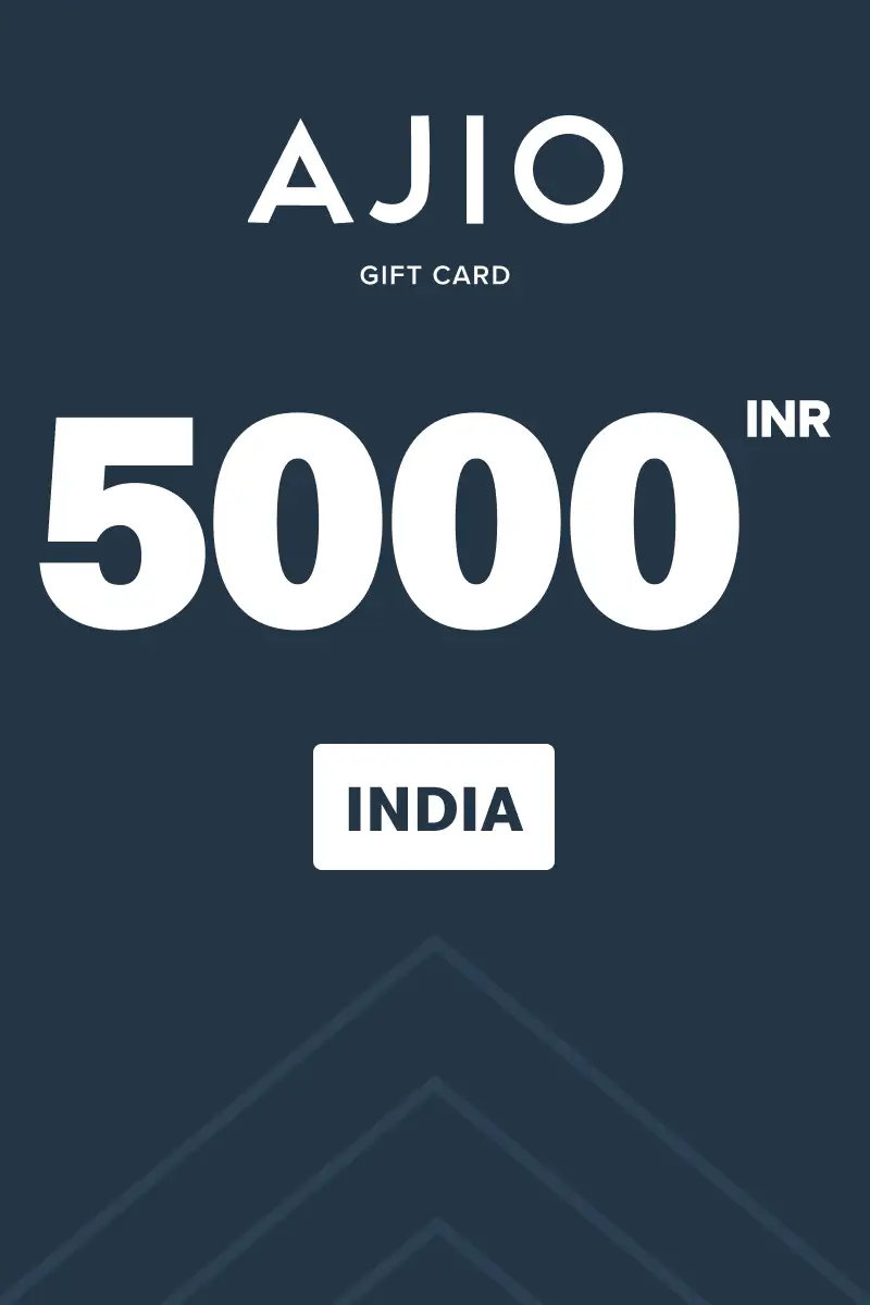 AJIO 5000 INR Gift Card (India) - Digital Key