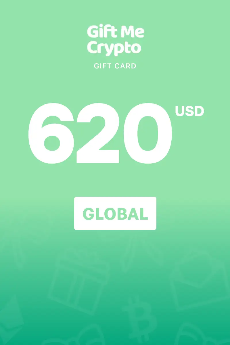 Gift Me Crypto (BTC) 620 USD Gift Card (Global) - Digital Key