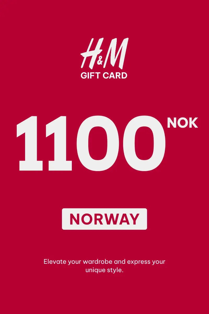 HandM 1100 NOK Gift Card (Norway) - Digital Key