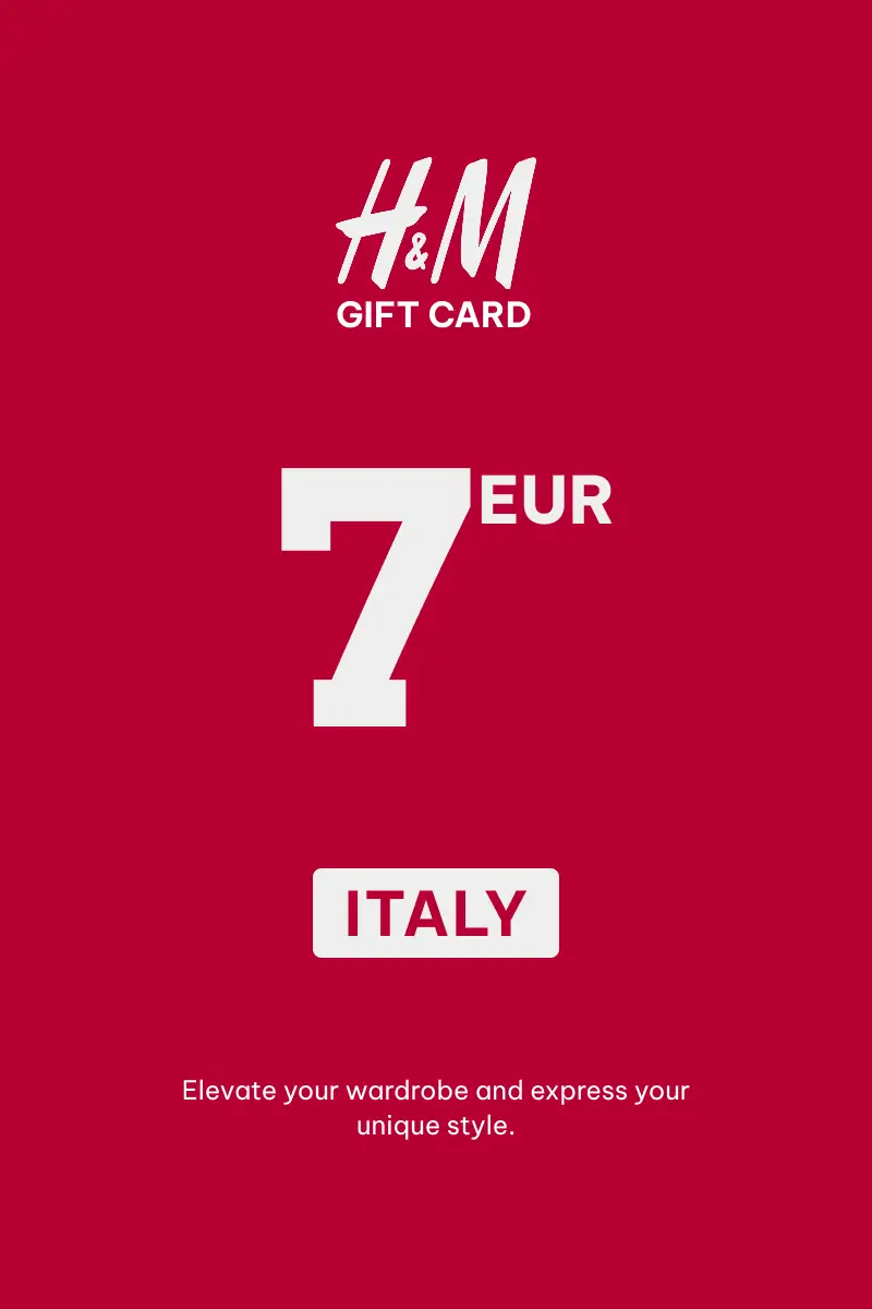 HandM 7 EUR Gift Card (Italy) - Digital Key