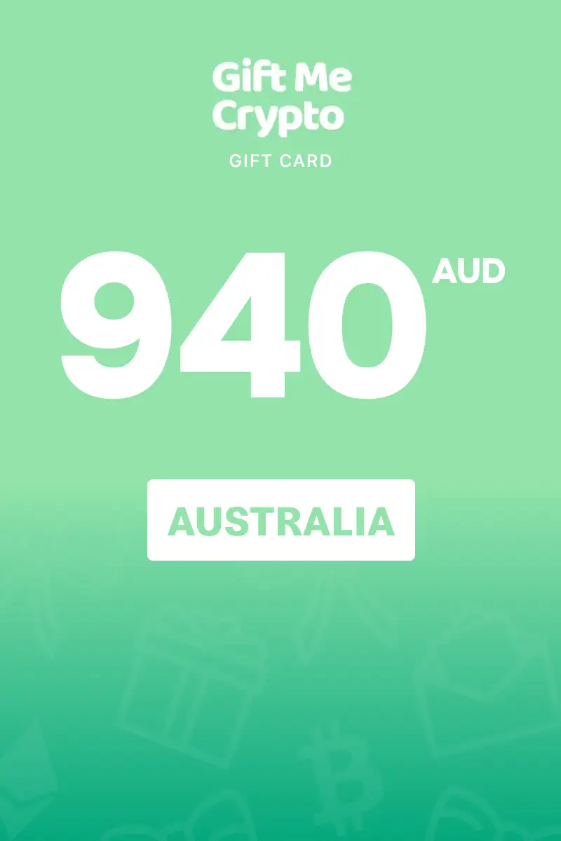 Gift Me Crypto 940 AUD Gift Card (Australia) - Digital Key