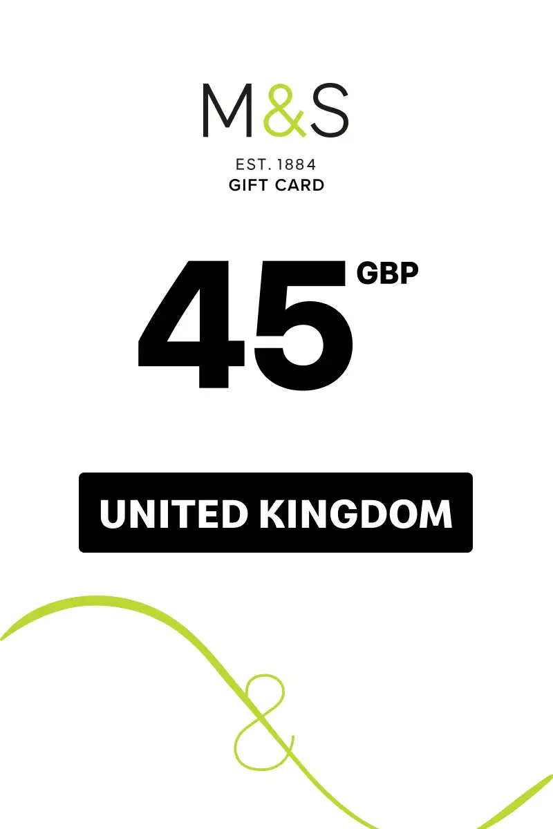 Marks and Spencer 45 GBP Gift Card (United Kingdom) - Digital Key