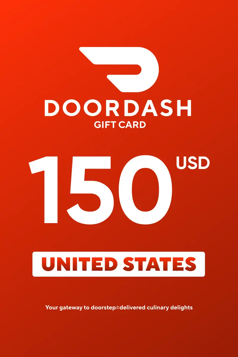 DoorDash 150 USD Gift Card (United States) - Digital Key