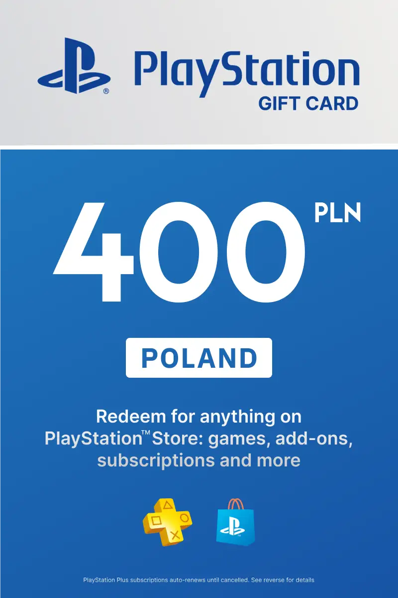 PlayStation Store 400 PLN Gift Card (Poland) - Digital Key