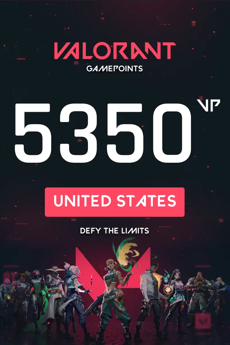 VALORANT 5350 Valorant Points (United States) - Digital Key