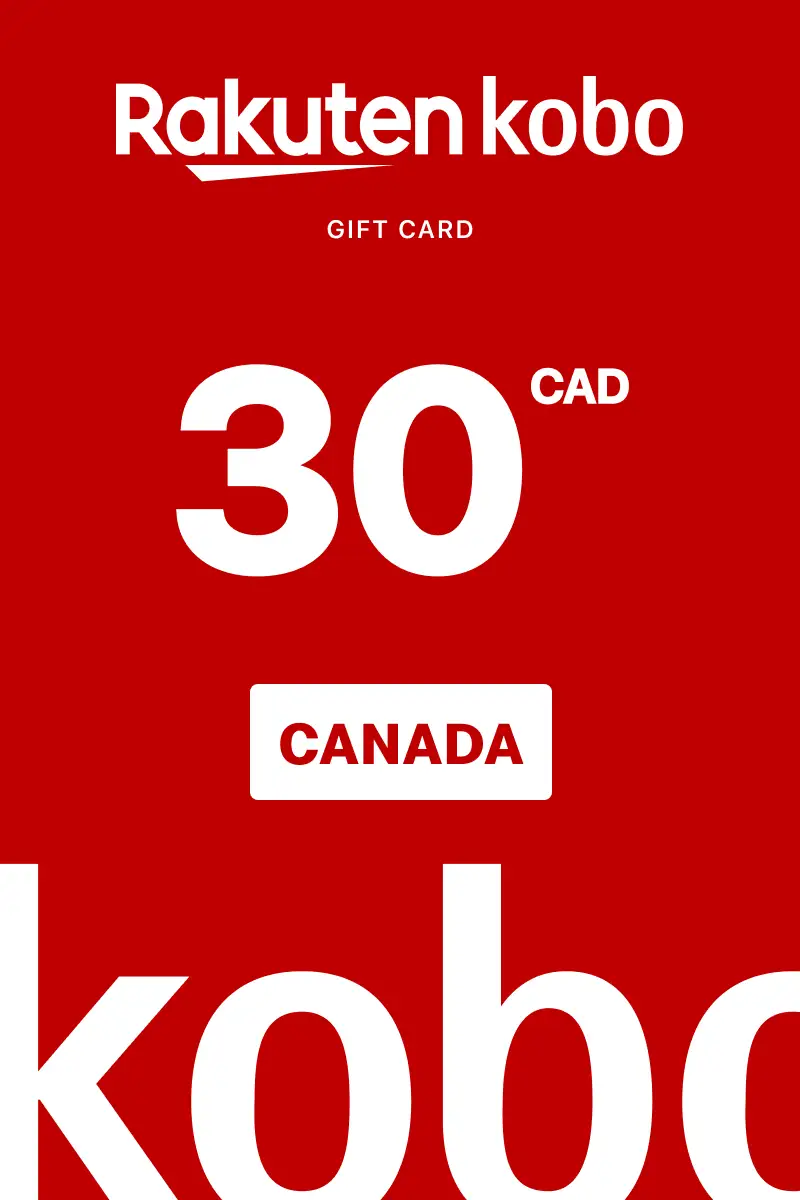Rakuten Kobo 30 CAD Gift Card (Canada) - Digital Key