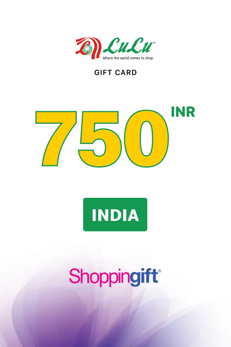 Lulu Hypermarket 750 INR Gift Card (India) - Digital Key