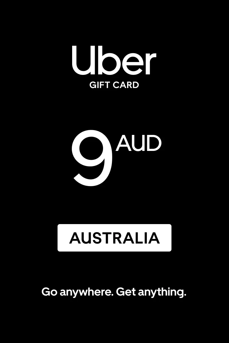 Uber 9 AUD Gift Card (Australia) - Digital Key