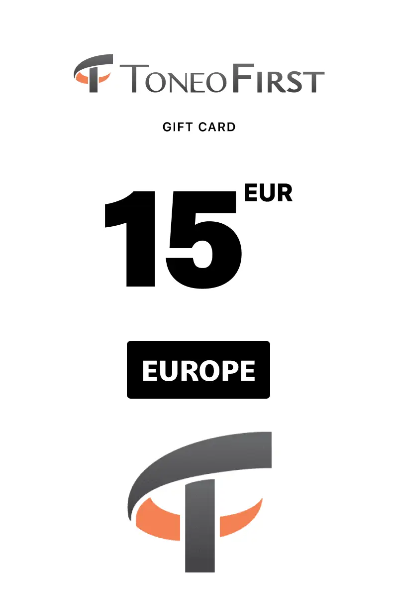 ToneoFirst 15 EUR Gift Card (Europe) - Digital Key