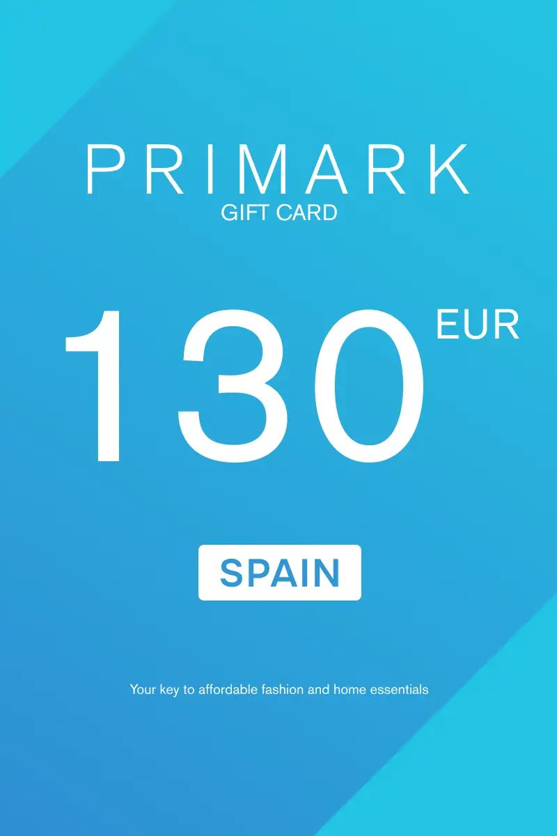 Primark 130 EUR Gift Card (Spain) - Digital Key
