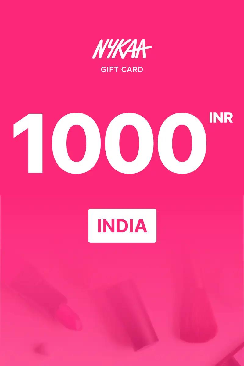 Nykaa 1000 INR Gift Card (India) - Digital Key