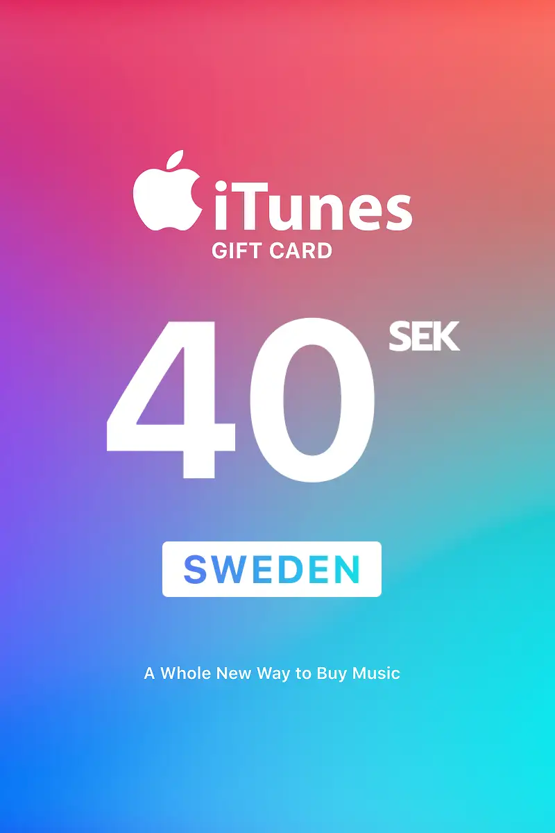 Apple iTunes 40 SEK Gift Card (Sweden) - Digital Key