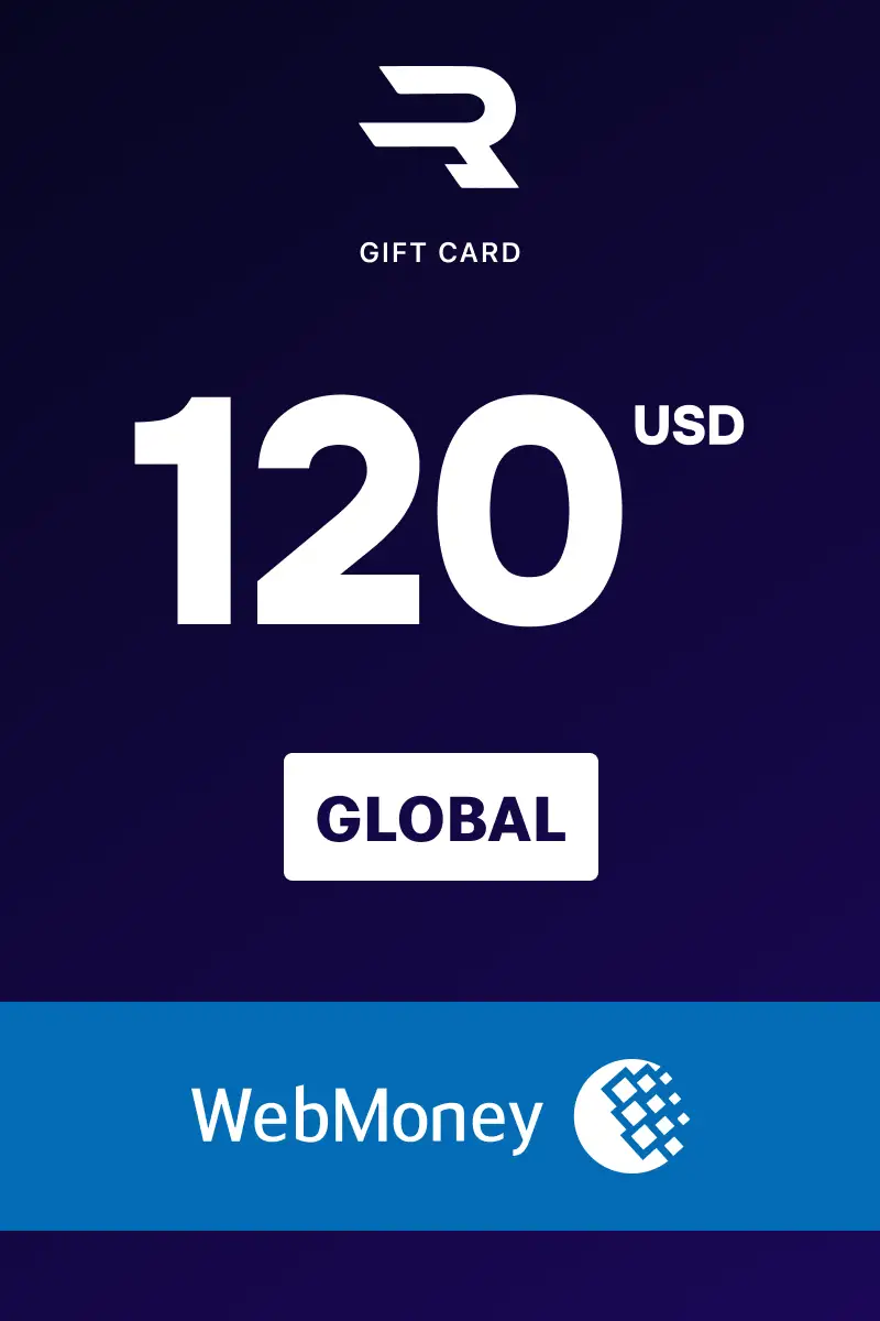 Rewarble WebMoney 120 USD Gift Card (Global) - Rewarble - Digital Key