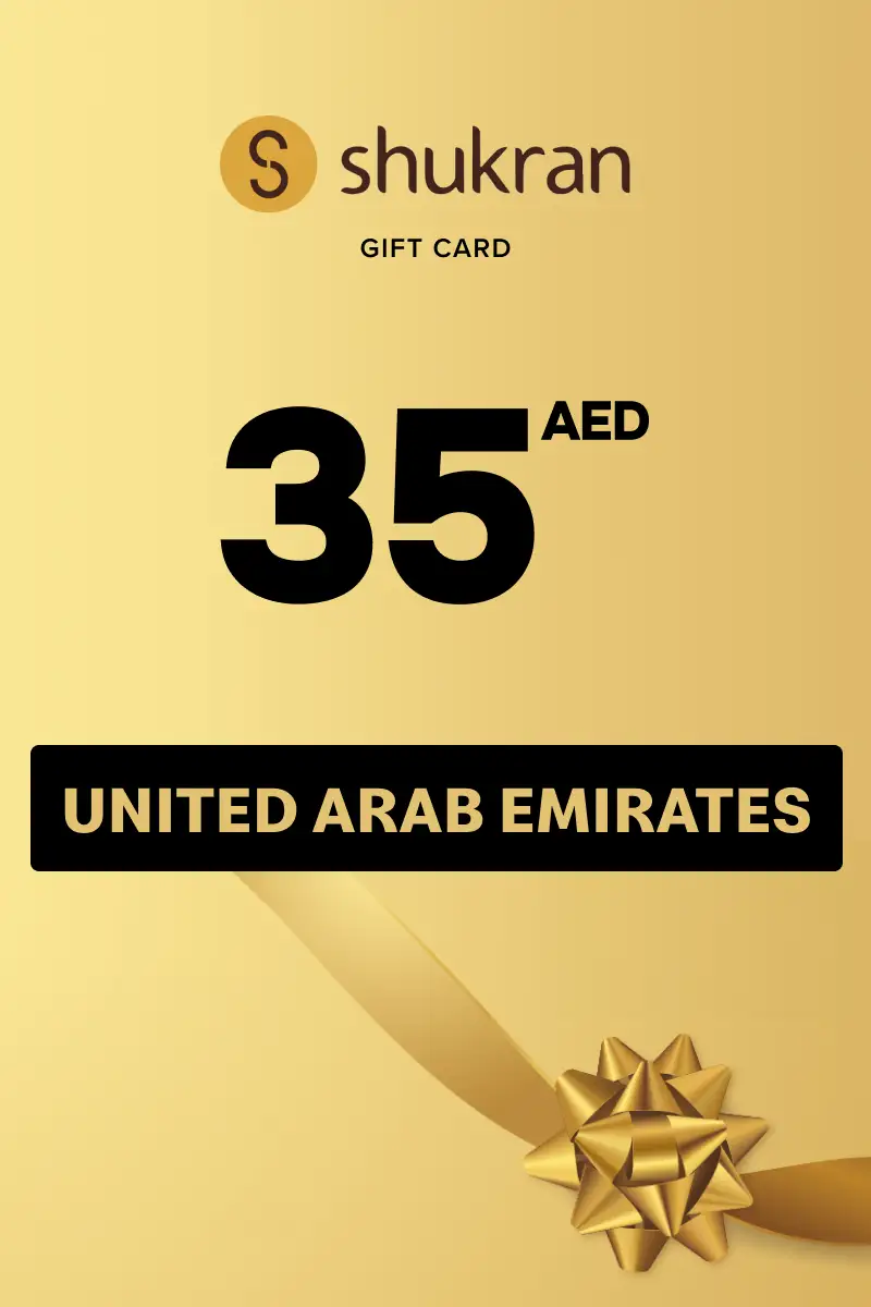 Shukran 35 AED Gift Card (United Arab Emirates) - Digital Key