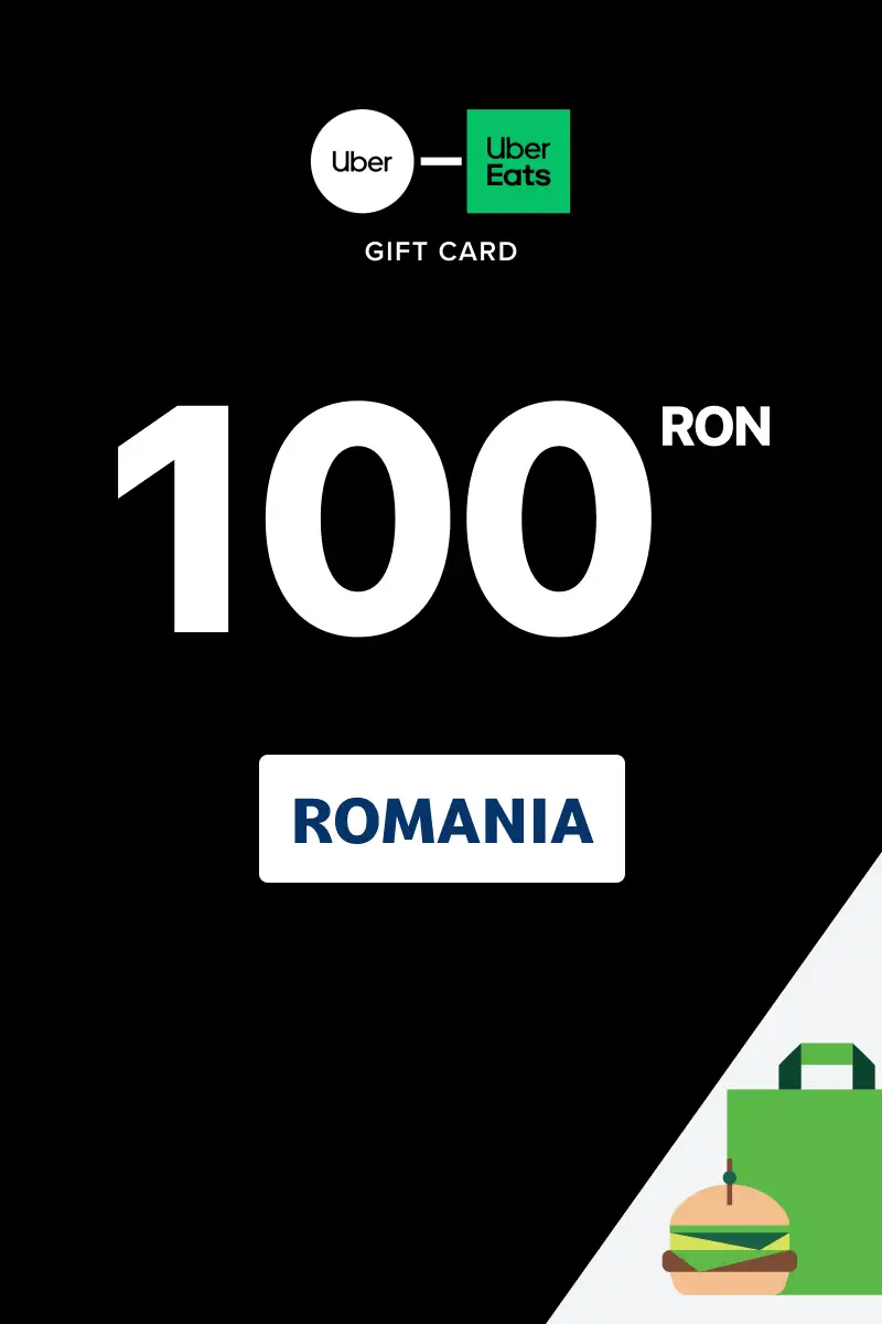 Uber Rides and Uber Eats 100 RON Gift Card (Romania) - Digital Key