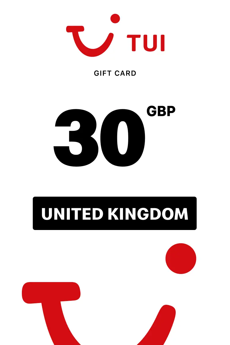 TUI Travel 30 GBP Gift Card (United Kingdom) - Digital Key