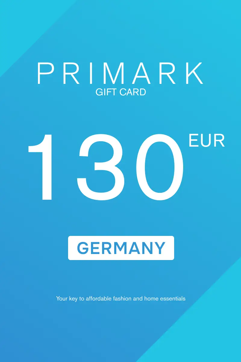 Primark 130 EUR Gift Card (Germany) - Digital Key
