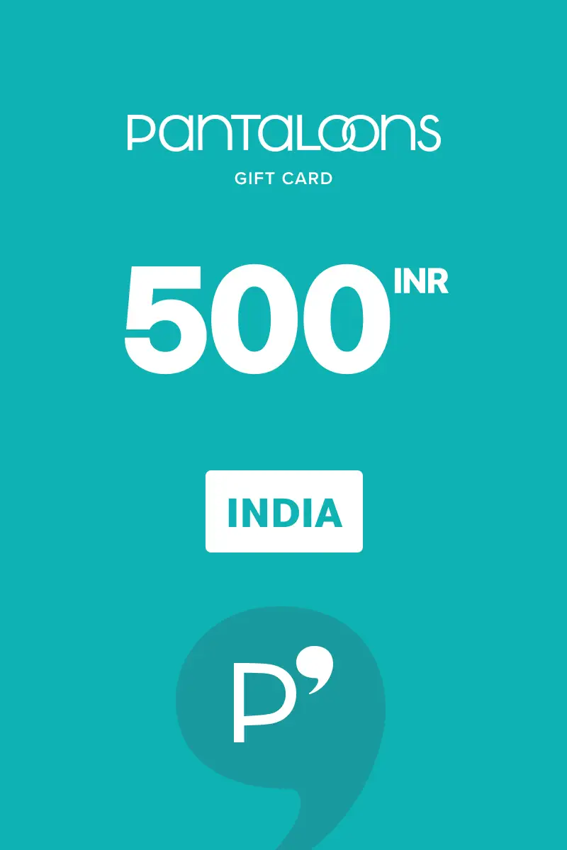 Pantaloons 500 INR Gift Card (India) - Digital Key